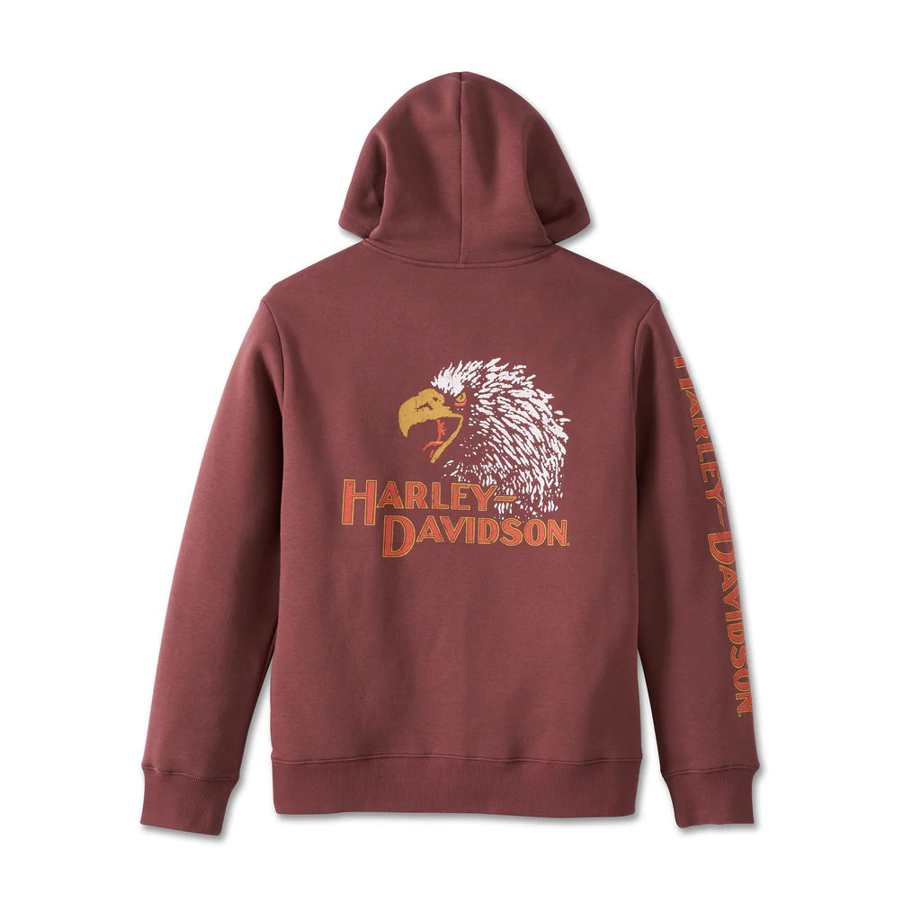 Red harley 2025 davidson hoodie