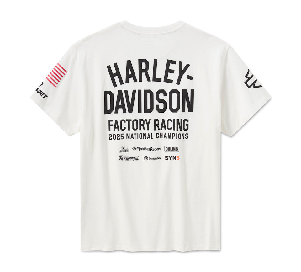 Men's H-D Championship Tee - Bright White
