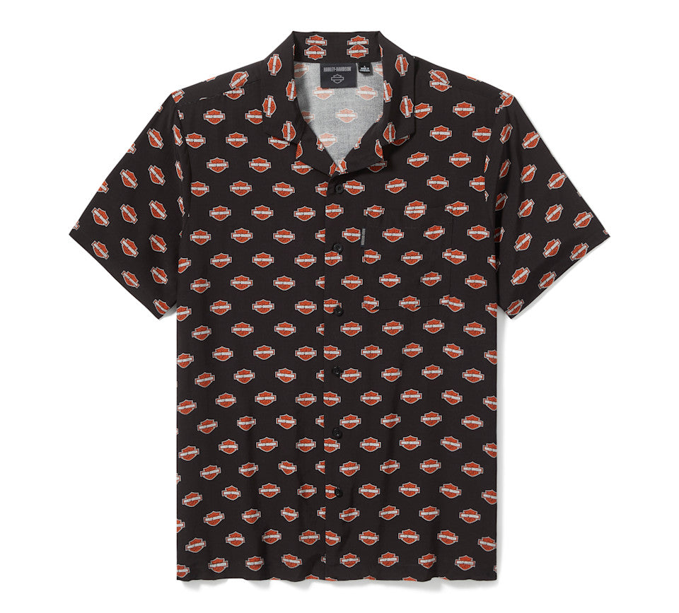Men's Bar & Shield Aloha Shirt