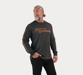 Harley-Davidson Men's Whiplash Long Sleeve Tee