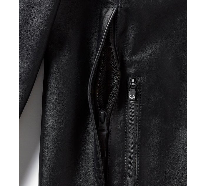 Harley-Davidson Men's H-D Trenton Leather Riding Jacket