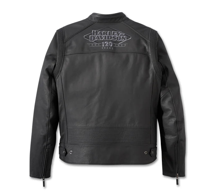 Harley Davidson Men's 120th Anniversary Revelry Leather Jacket