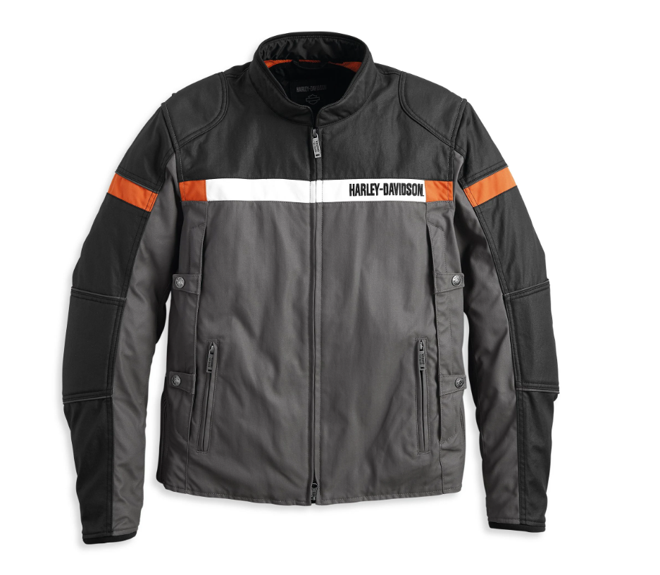 Harley- Davidson Men's Amalgam Textile Triple Vent System Riding Jacket