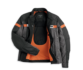 Harley- Davidson Men's Amalgam Textile Triple Vent System Riding Jacket