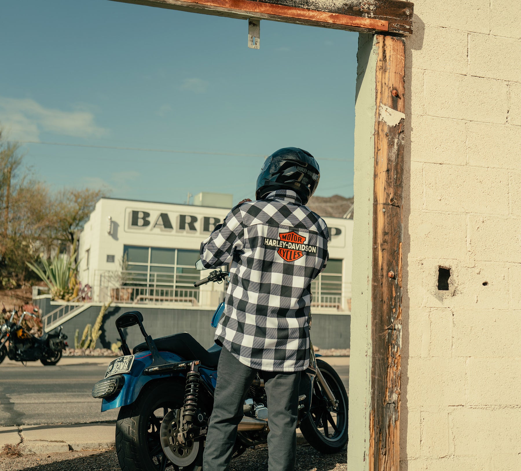 Harley-Davidson Willie G® Skull Graphic Operative Mesh Riding Shirt Jacket