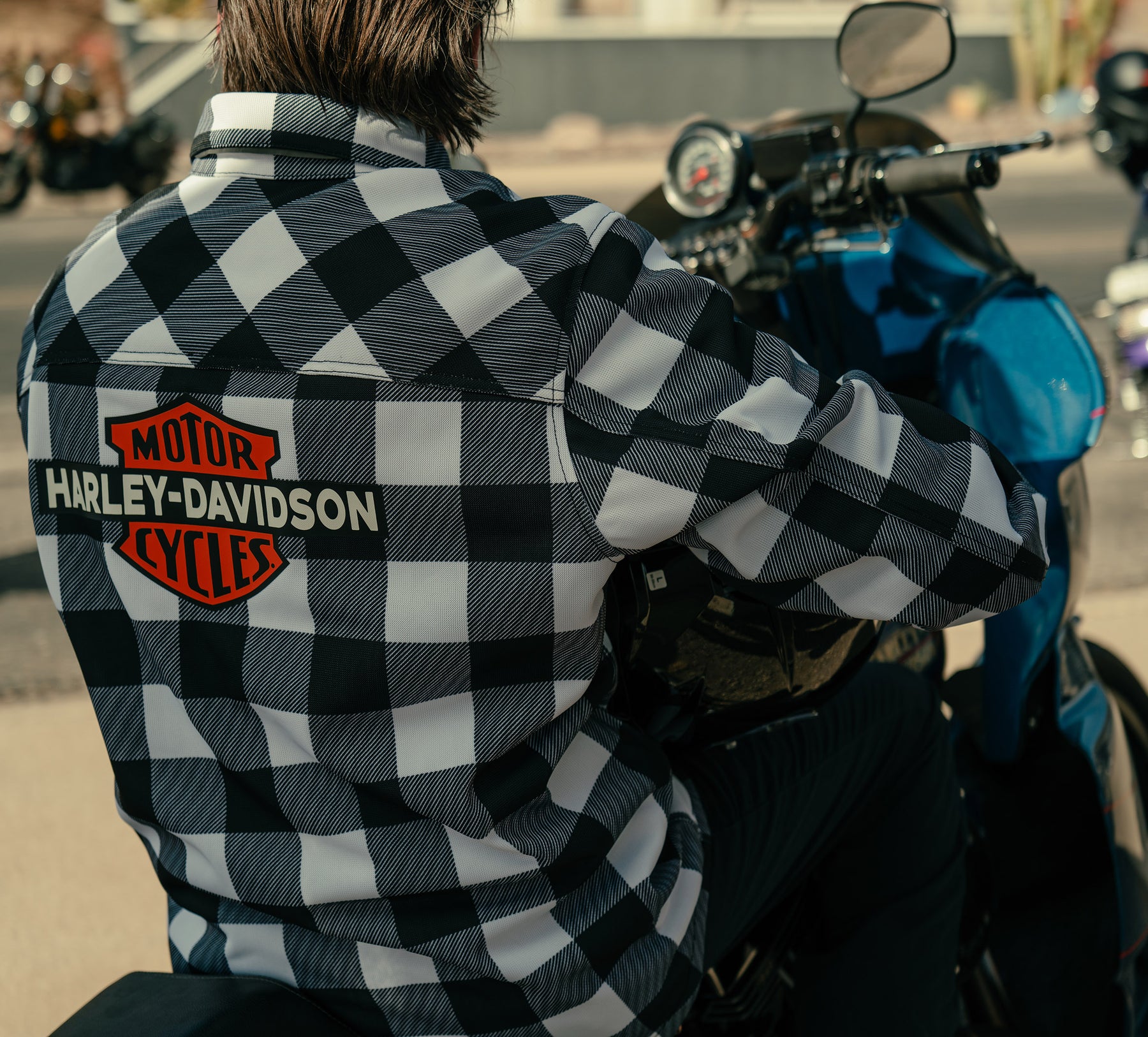 Harley-Davidson Men's H-D® Mesh Operative Riding Shirt Jacket