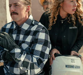 Harley-Davidson Willie G® Skull Graphic Operative Mesh Riding Shirt Jacket