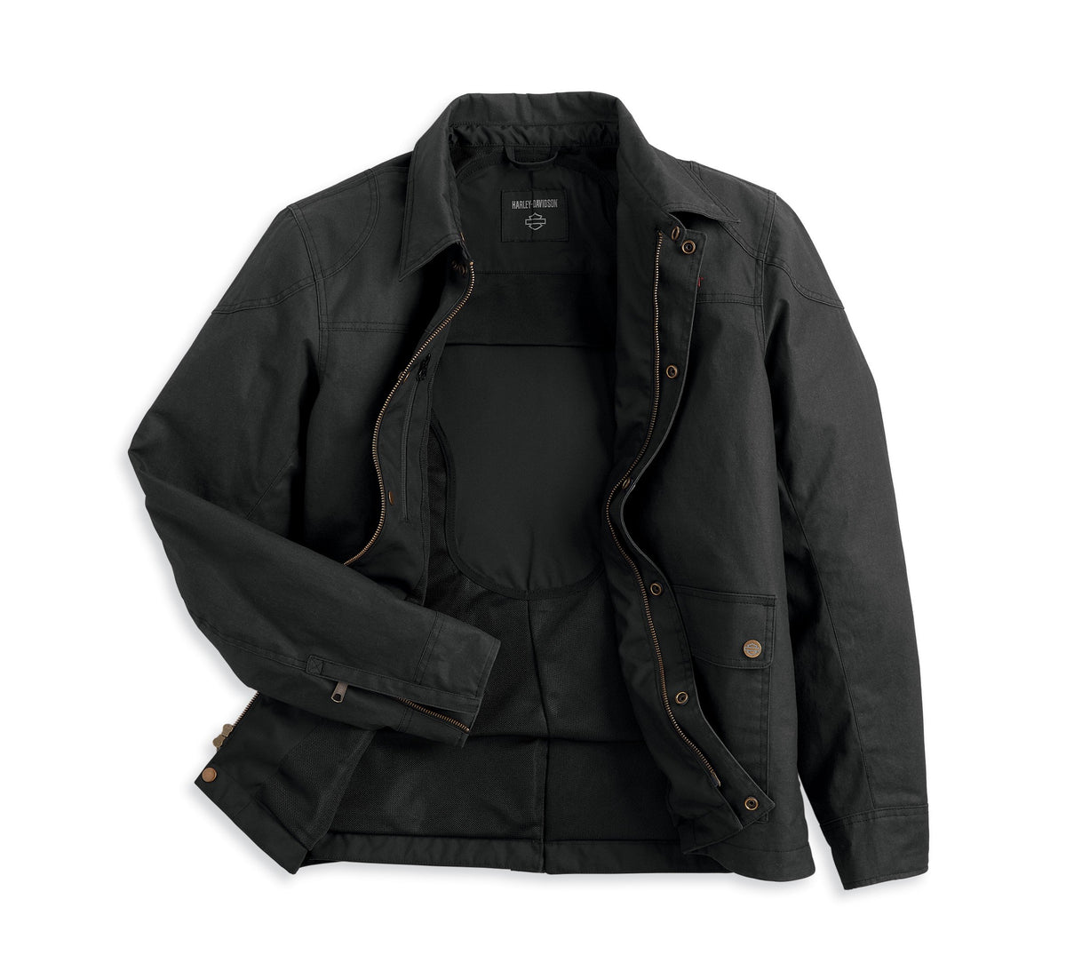 Harley-Davidson Men's Repose Textile Riding Jacket Black