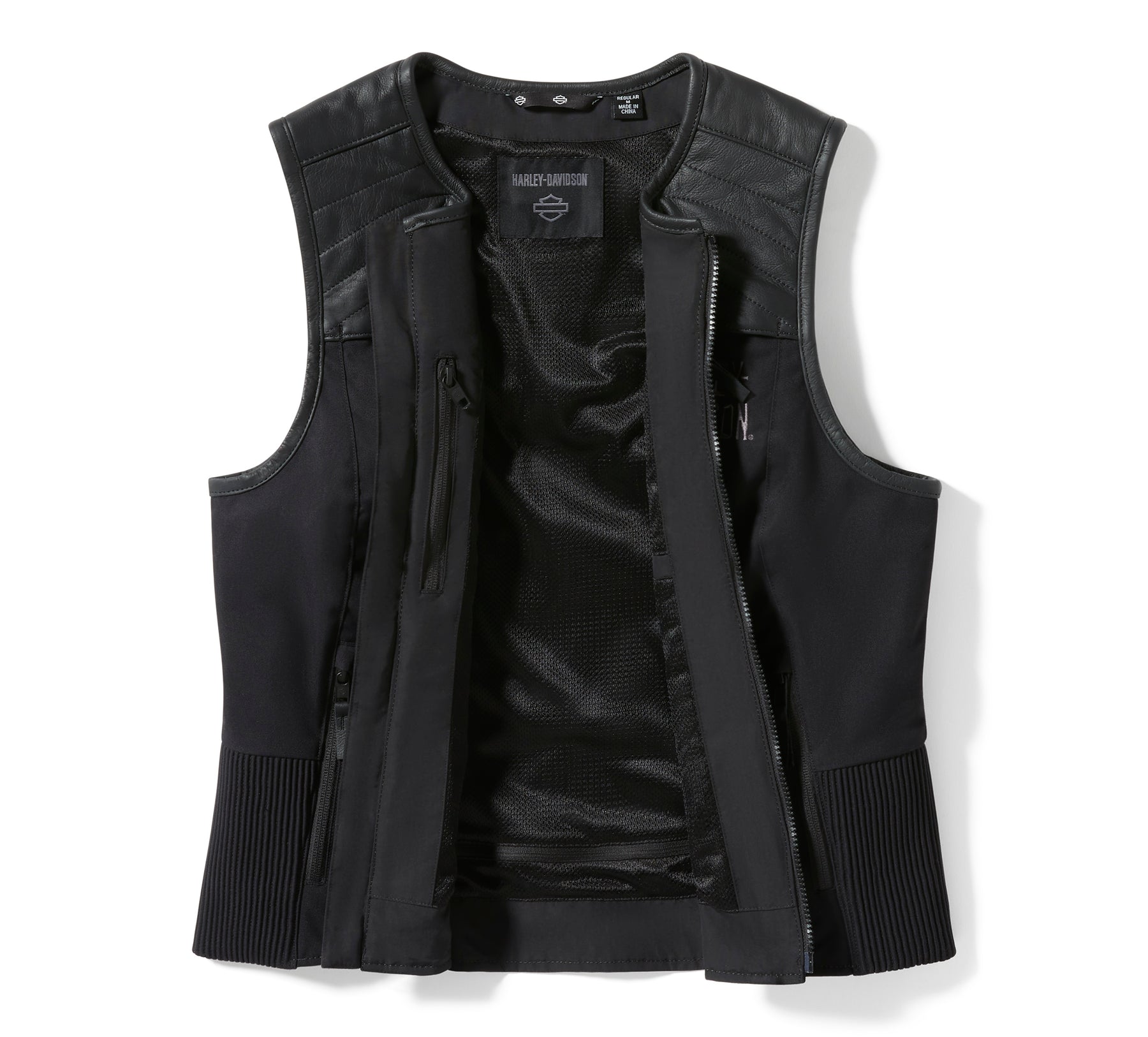 Harley-Davidson Women's H-D® Long Haul Utility Vest - HARLEY BLACK