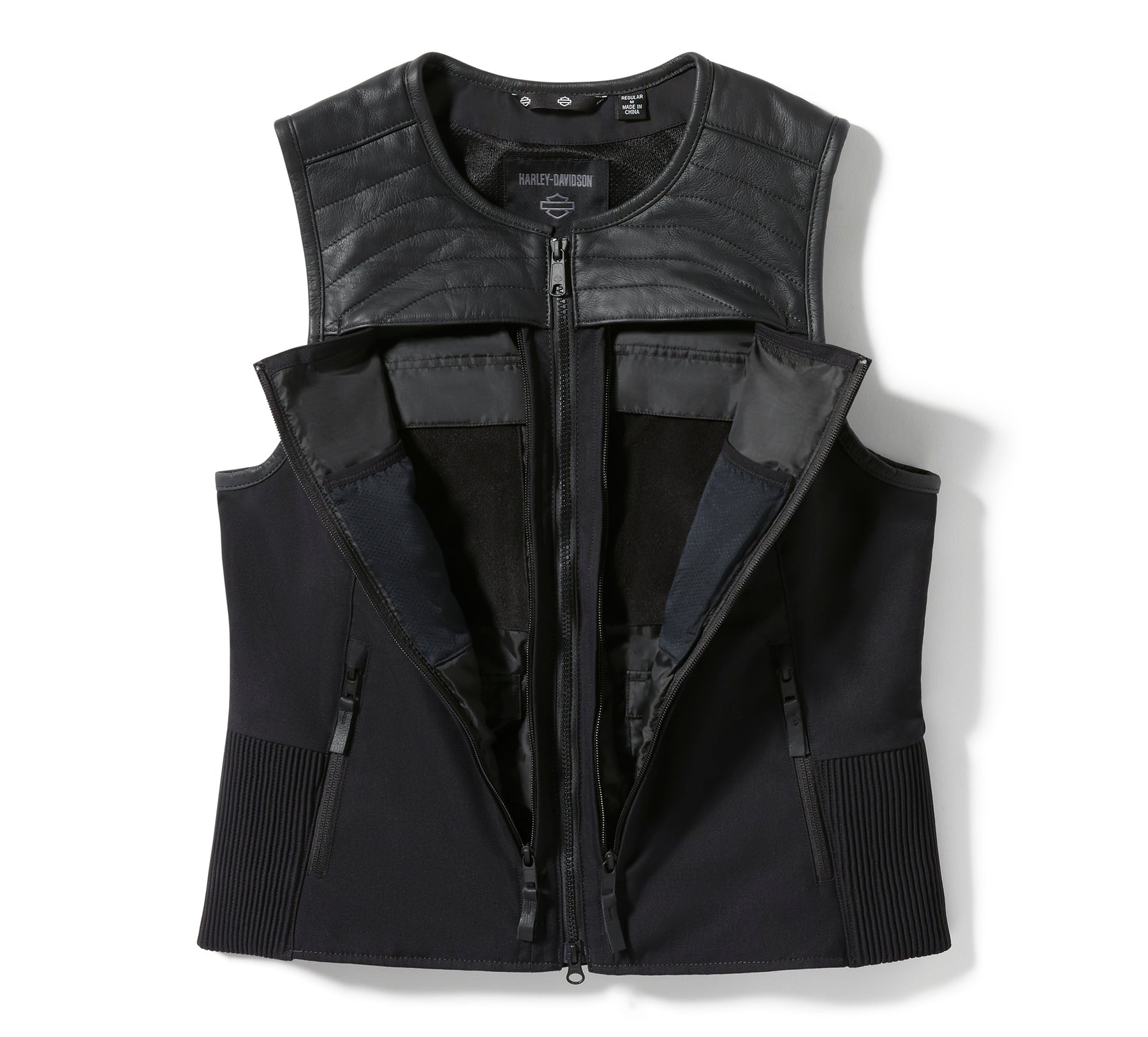 Harley-Davidson Women's H-D® Long Haul Utility Vest - HARLEY BLACK