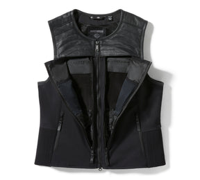 Harley-Davidson Women's H-D® Long Haul Utility Vest - HARLEY BLACK