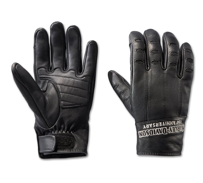 Harley-Davidson Men's 120th Anniversary True North Leather Gloves