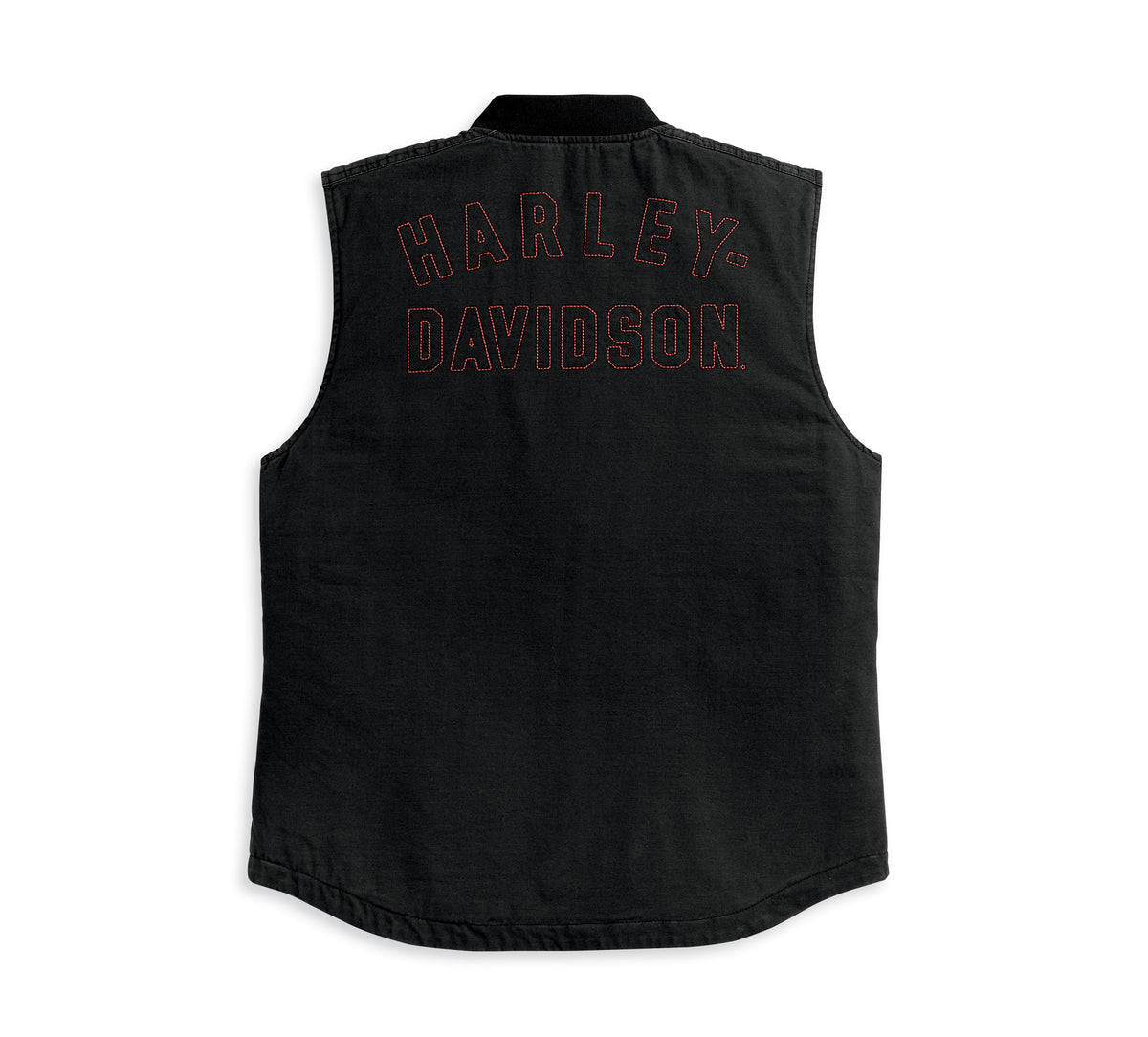 Harley-Davidson Men's Forever Harley Canvas Vest - Black Beauty