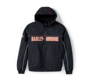 Harley-Davidson Men's Idyll Windproof Soft Shell Jacket - Harley Black