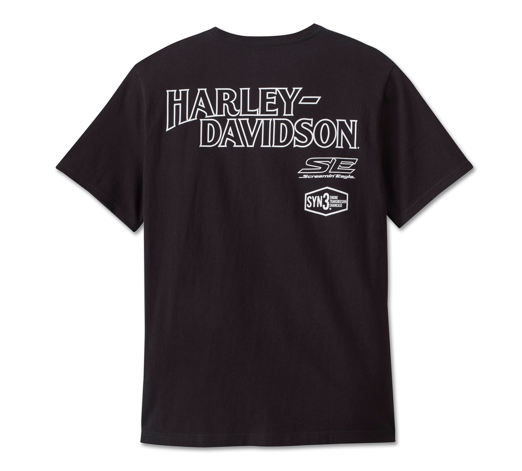 Harley-Davidson Men's Screamin' Eagle Short Sleeve Tee Black