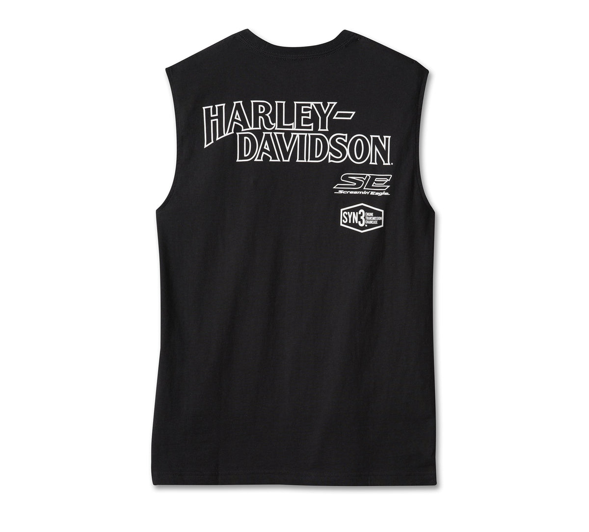 Harley-Davidson Men's Screamin' Eagle Muscle Tee Black