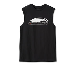 Harley-Davidson Men's Screamin' Eagle Muscle Tee Black