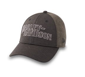 Harley-Davidson Drop H 39THIRTY Shadowtech Heather Stretch-Fit Cap - Dark Charcoal