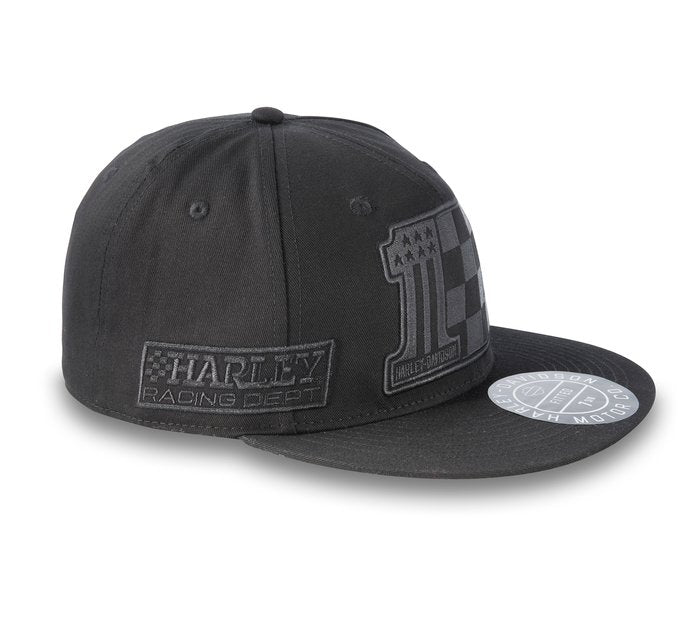 Harley-Davidson Racer Victory Fitted Cap - Black Beauty