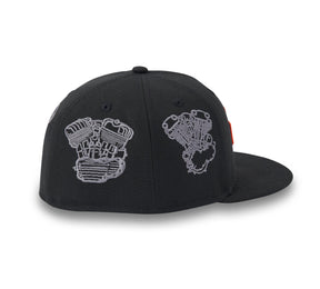Harley-Davidson V-Twin Engine 59FIFTY Cap - Harley Black