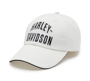 Harley-Davidson Essential Arched Font Ponytail Cap - Cloud Dancer