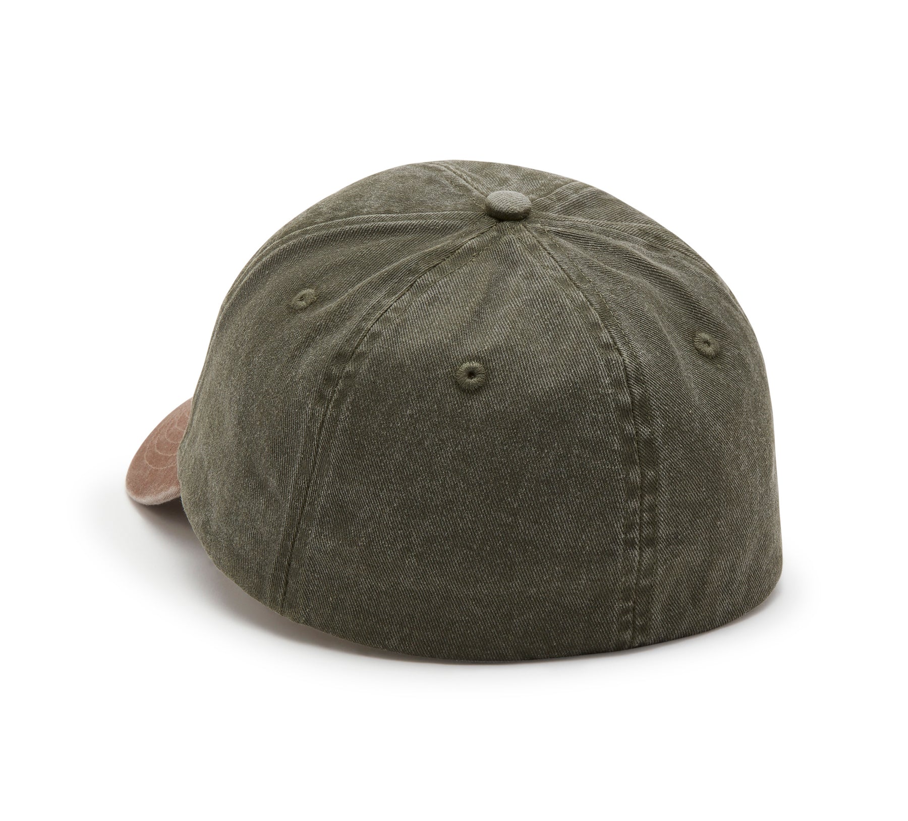 Harley-Davidson Arched Font Panhead Fitted Baseball Hat - Colorblocked - Grape Leaf & Dark Brown