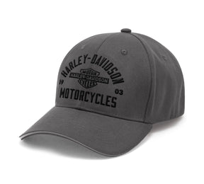 Harley-Davidson Apex Softail Stretch Fit Baseball Hat - Asphalt