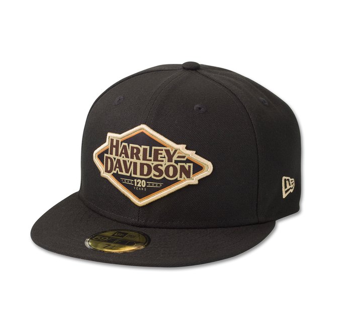 Harley-Davidson 120th Anniversary 59FIFTY Baseball Cap - Black Beauty