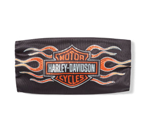 Harley-Davidson Women's Vintage Flames Headband - Harley Black