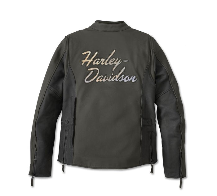 Harley-Davidson Women's Gallun 2.0 H-D Triple Vent System Leather Riding Jacket