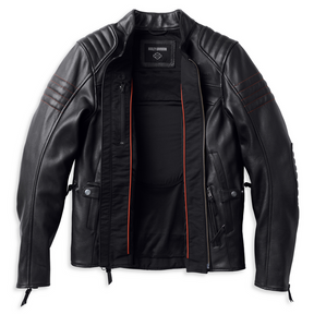 Harley-Davidson Women's Heather Triple Vent Leather Jacket