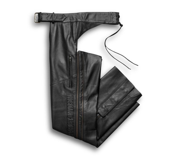 Harley-Davidson Men's Deluxe Leather Chaps - Tall