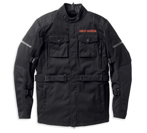 Harley-Davidson Men's Quest Triple Vent System Jacket - Black