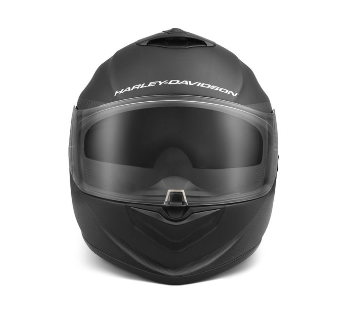 Harley-Davidson Men's Brawler Carbon Fiber X09 Full Face with Sun Shield Helmet