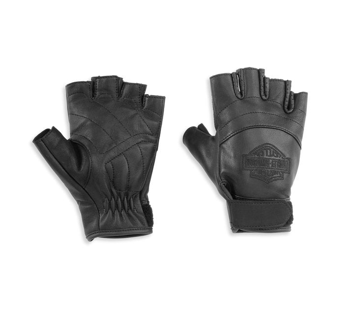 Harley-Davidson Women's Bar & Shield Fingerless Leather Glove