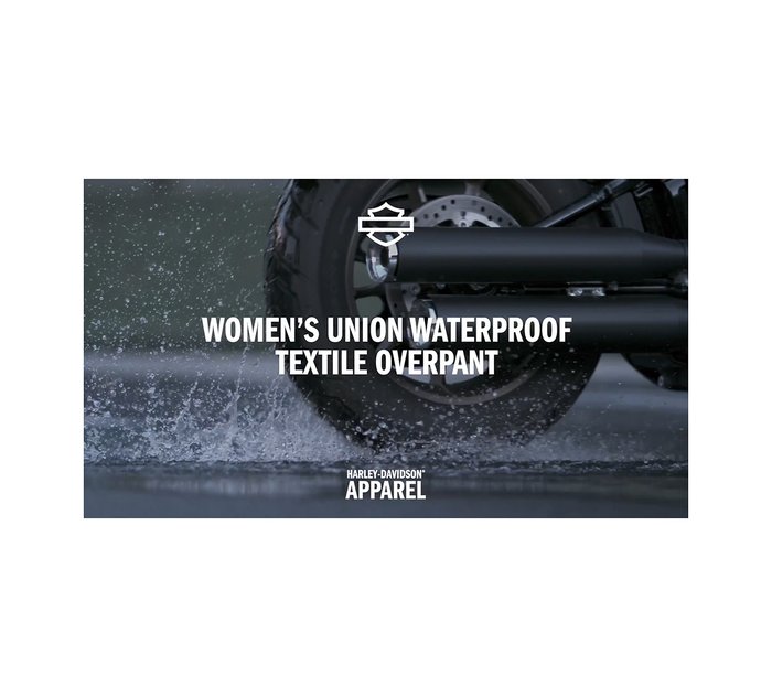 Harley-Davidson Women's Union Waterproof Textile Overpant