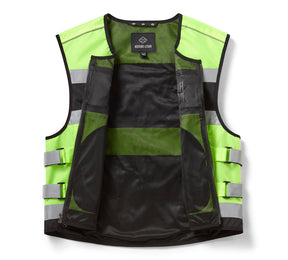 Men's H-D Hi-Vis Vest - Hi Vis Yellow