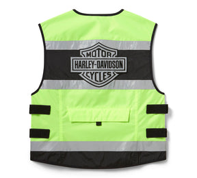 Men's H-D Hi-Vis Vest - Hi Vis Yellow