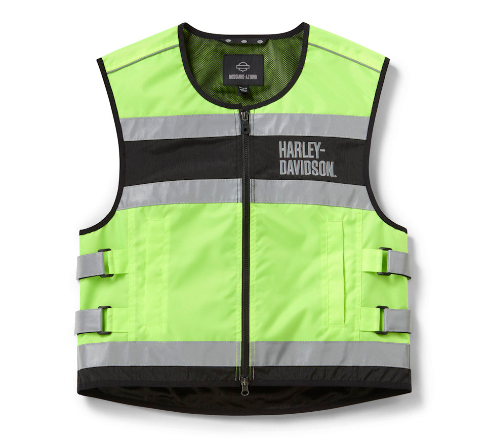 Men's H-D Hi-Vis Vest - Hi Vis Yellow