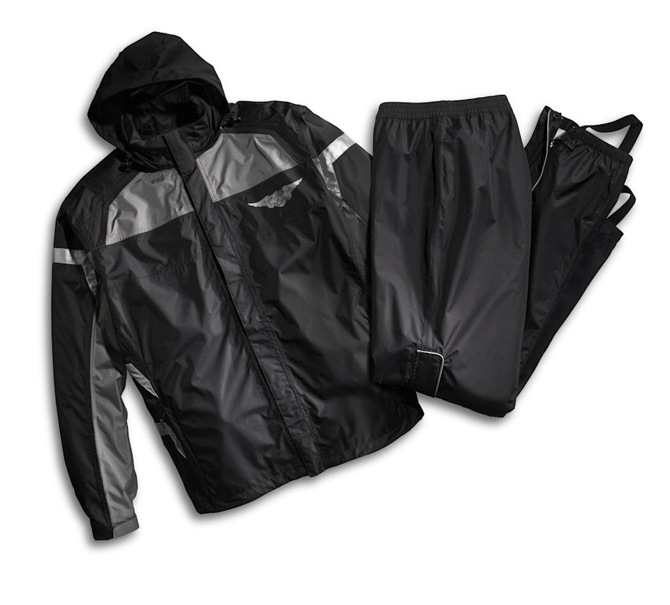 RAINWEAR-SET,REFLECTIVE,TEXTIL
