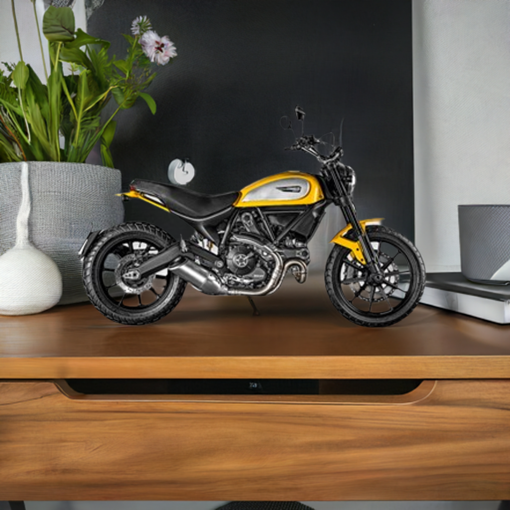 Ducati Scrambler Bike Scale Model