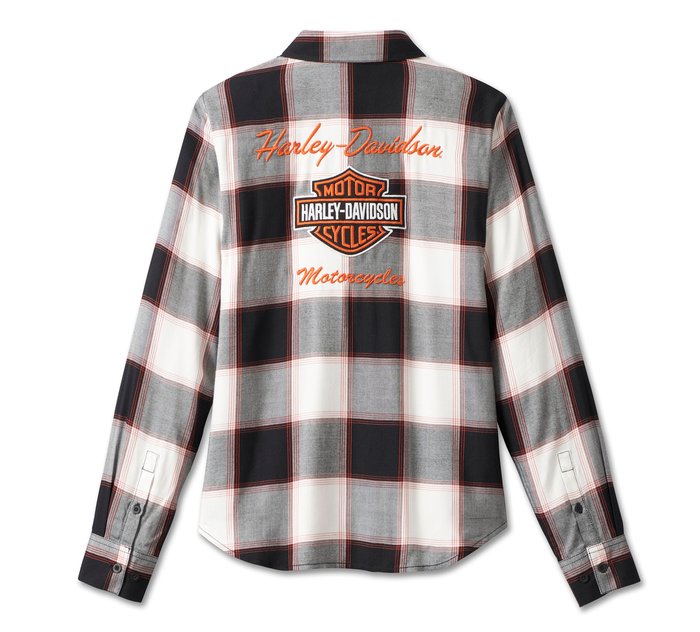 Harley-Davidson Women's Classic Logo Plaid Shirt