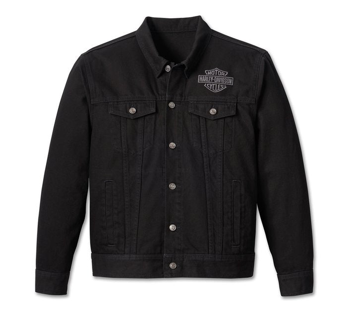 Harley-Davidson Men's Denim Jacket - Black