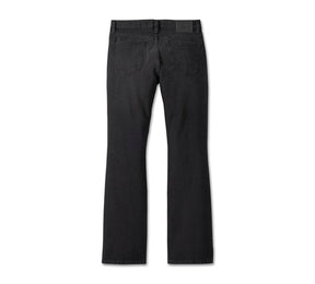 Harley-Davidson Men's Bootcut Jean - Denim Washed Black