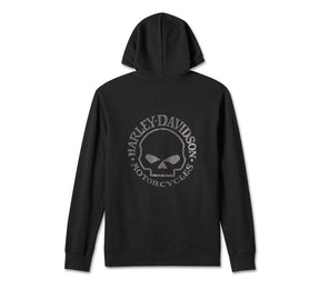 Harley-Davidson Men's Willie G Skull Zip-Up Hoodie