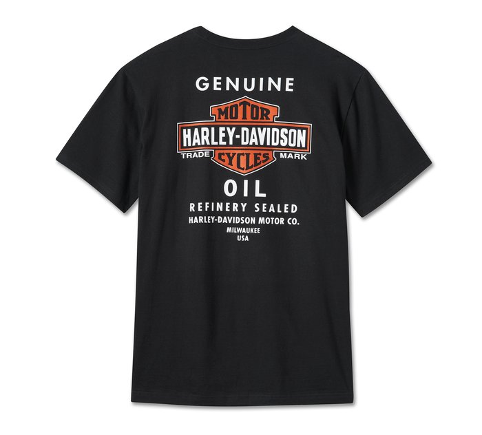 Harley-Davidson Men's Oil Can Tee - Black Beauty