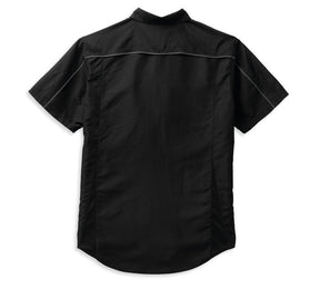 Harley-Davidson Men's Performance Bar & Shield Shirt - Grey Trim