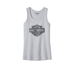 Harley-Davidson Women's Bar & Shield Tank - Light Grey Heather