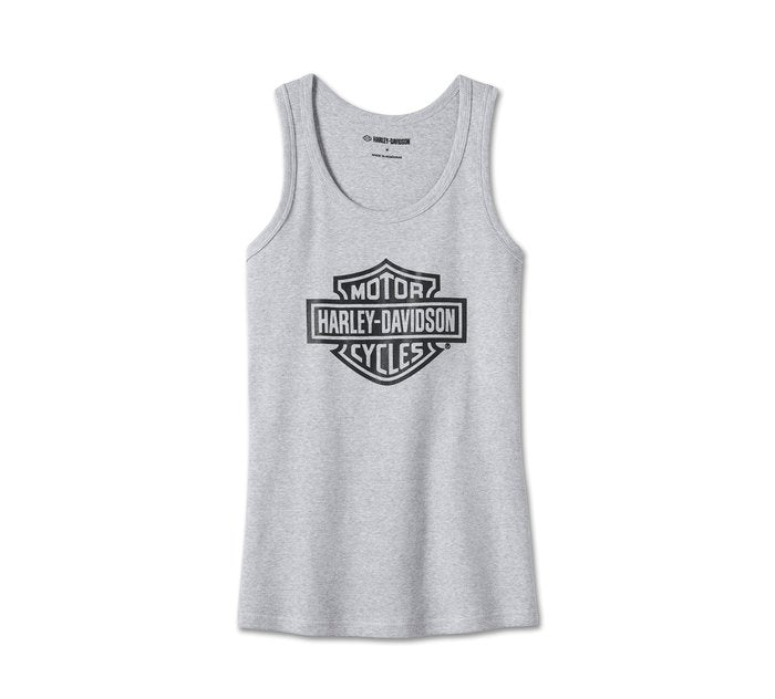 Harley-Davidson Women's Bar & Shield Tank - Light Grey Heather