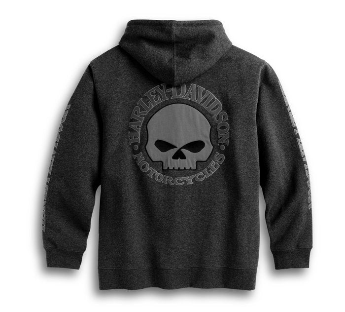 Harley-Davidson Men's Hooded Willie G Skull Sweatshirt